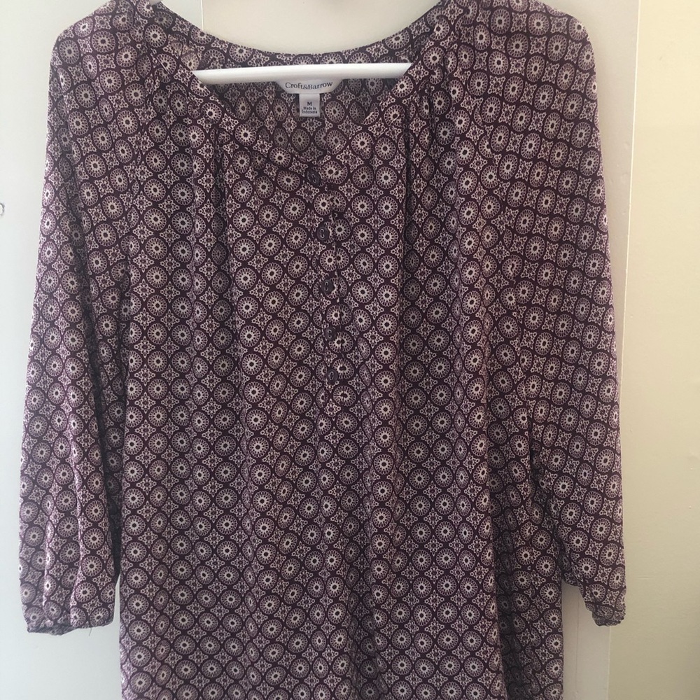 Croft & Barrow Women’s Top  Size M